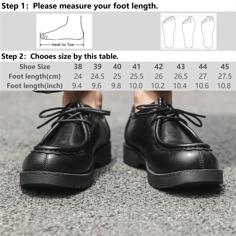 Casual Shoes Men 2024 Retro Brand Comfortable Fashion Shoes Men Leather