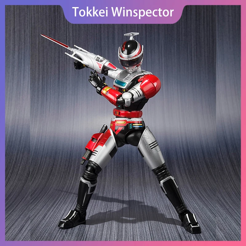 

Японская фигурка Kamen «tokkei Winspector», Оригинальная фигурка Bandai Tamashii Nation S.h. Фигурка/Shf, модель Fire, подарок для детей