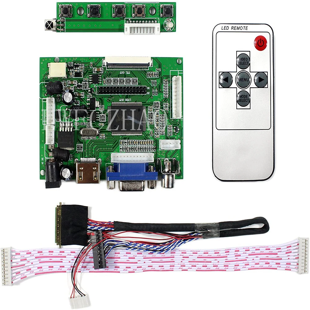 Kit Monitor de Placa Controlador Hdmi para B173rw01 v3 Lcd Led Tela Controlador Placa Driver Novo - Imagem 3