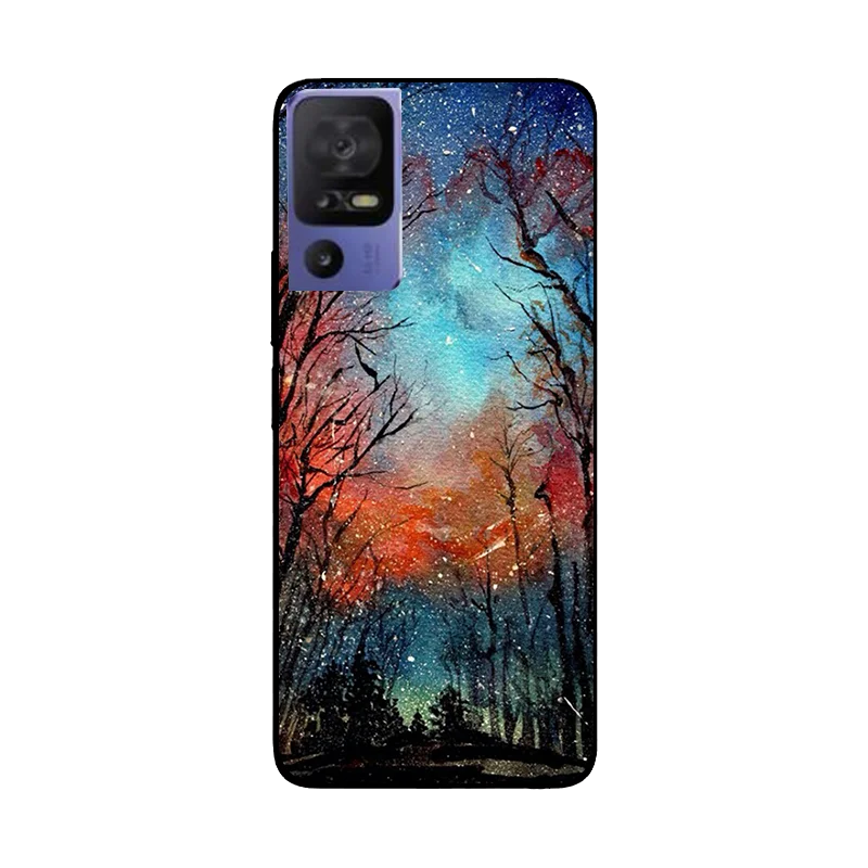 Leaf Panda Soft Silicone Back Cover - Protective Phone Case