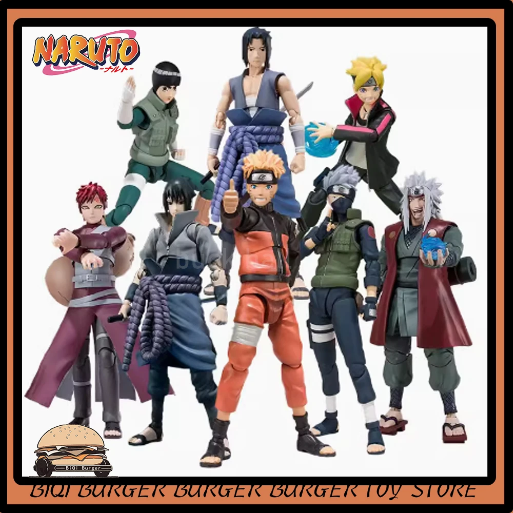 

Original Bandai S.H.Figuarts Naruto Action Figure Uzumaki Naruto Haruno Sakura Anime Figures Figurine PVC Doll Collectible Gifts