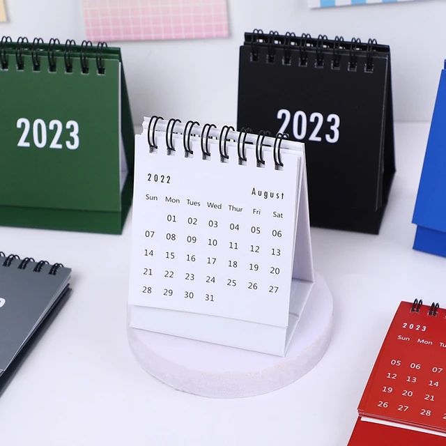 Mini calendário para mesa de 2022, portátil, com estampa de desenho  animado, calendário diário para presentes de estudantes – 4# :  : Papelaria e Escritório