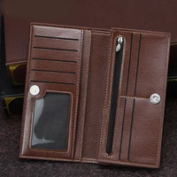 New Men's Wallet Long Fashion Men's Magnetic Buckle Plus Envelope Large-capacity Multi-card Pocket Wallet Multi-card Wallet 2