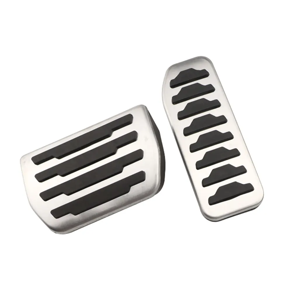 Color My Life Car Gas Pedals Brake Pedal for Land Rover Range Rover Evoque 2012+ Foot Rest Pedal Pad Cover Car Styling car pedals pedal cover