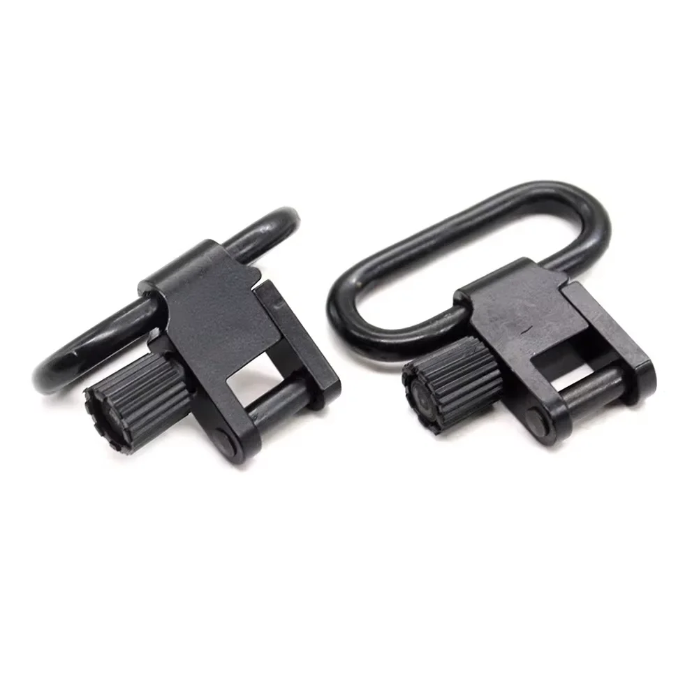 2pcs 1inch QD Sling Swivel Strap Buckles Kit Tactical Rifle Sling Swivels Mount Adapter Detachable Mount Ring