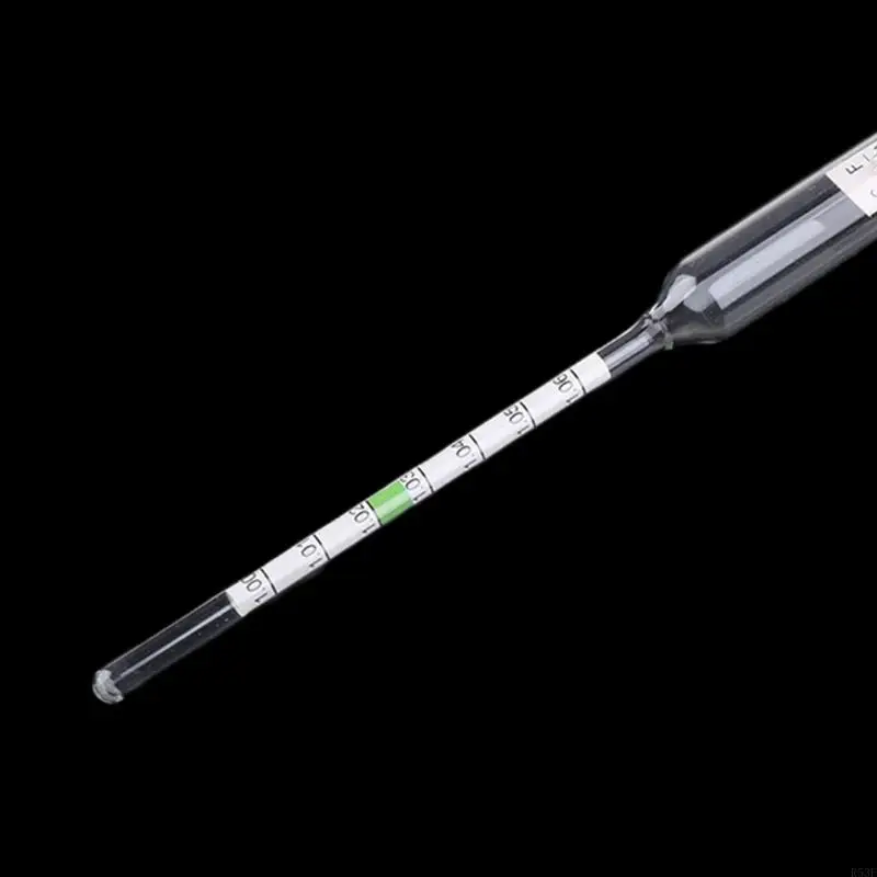 Glass Aquarium Hydrometer with Built-in Thermometer Marine Floating Salt Water Salinity Tester Range 1.000-1.060 7.87in