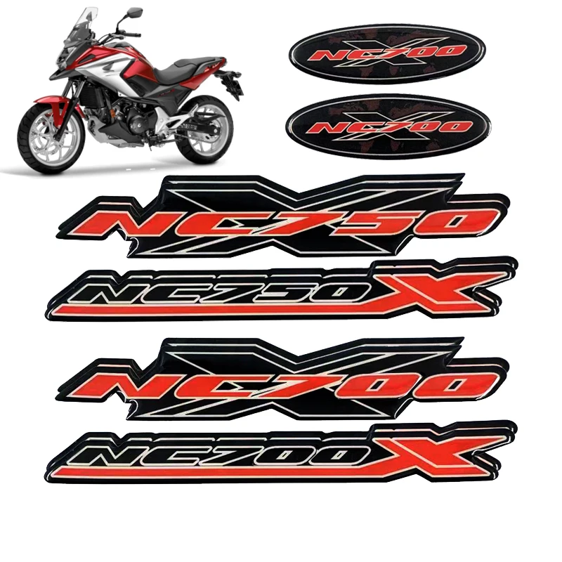 Helmet Protector 3D Stickers For Honda NC750 NC700X Side Panel Fairing Emblem Tank Pad Protection Motorcycle