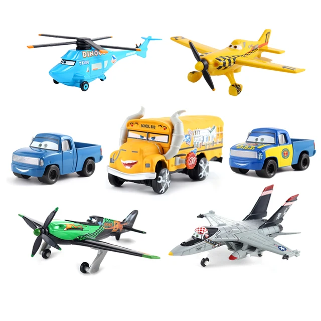 Disney Pixar Car 3 McQueen Jackson Storm Combination Fire Truck Pickup Airplane Diecast Metal Alloy Model Birthday Gift Boy Toys 1