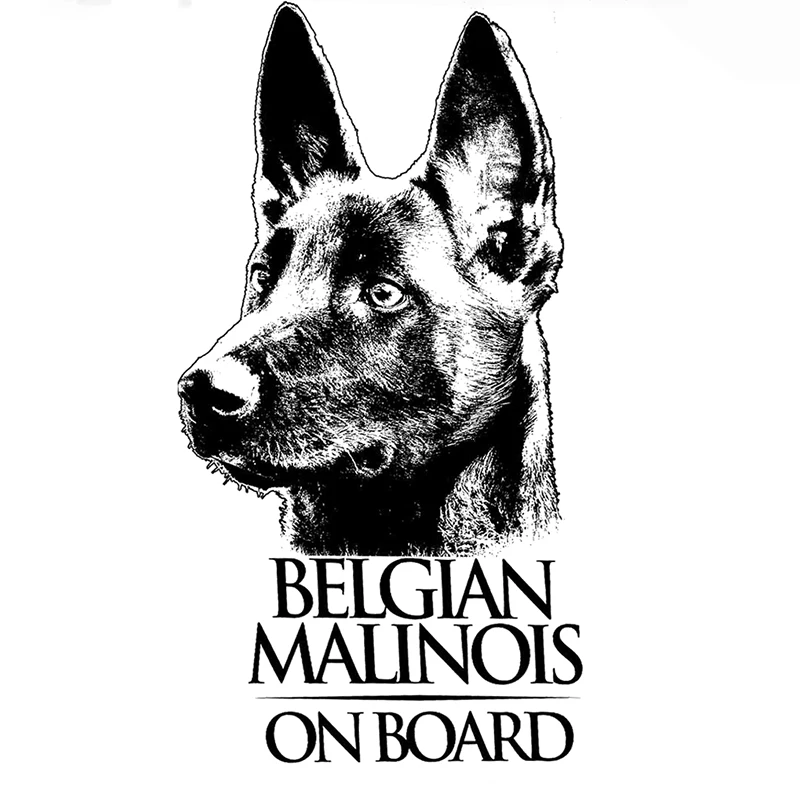 

M432# Car Sticker Belgian Malinois Waterproof Vinyl Decal Car Accessories Pegatinas Para Coche DIY Car Styling