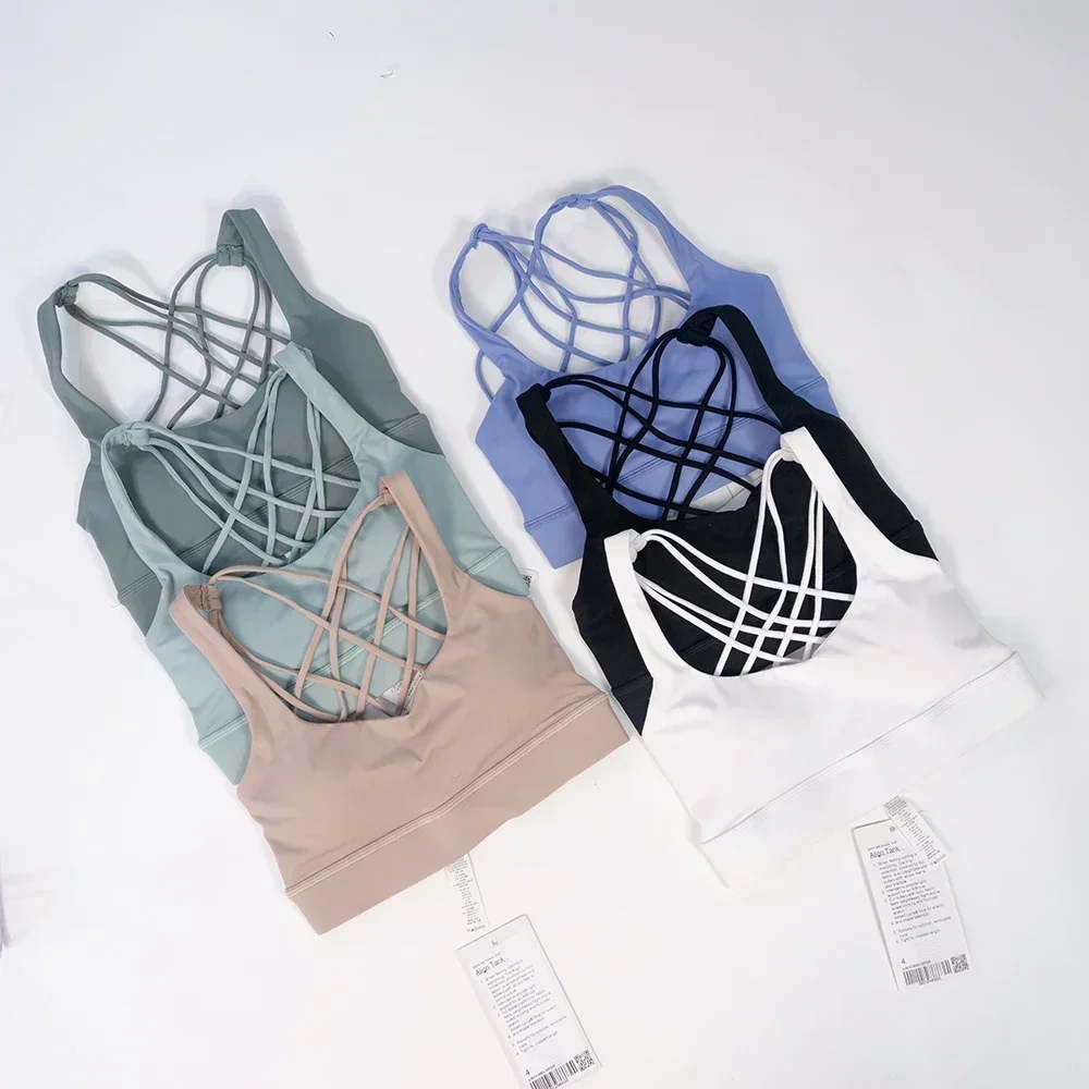Lemon Women Stretchy Sport Tops Bra Quick-drying Breathable Shock-proof Beautiful Back Sports Bra Yoga Gym Exercise Running Vest