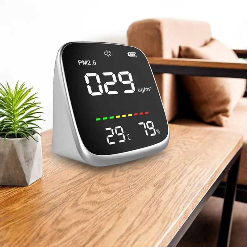 Portable Air Quality Monitor with PM2.5 Humidity Sensor