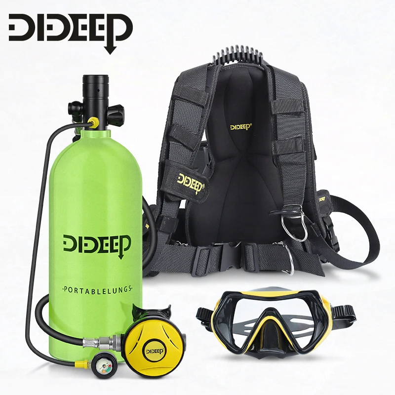 Diving Equipment 3L Scuba Diving Cylinder Oxygen Tank Set Snorkeling Equipment Respirator Fish Gill Oxygen Cylinder Standby