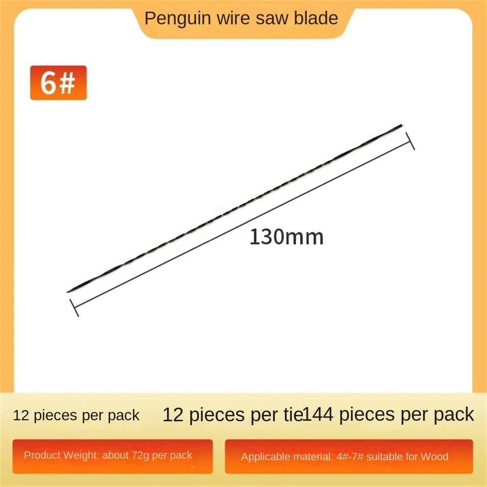 

130mm Scroll Jig Saw Blades Spiral Teeth Kinds Wood Saw Blades Steel Wire Metal Cutting Hand Craft Tools For Carving