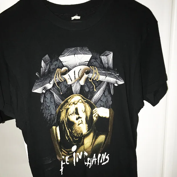 Vintage Alice In Catene Spurgo The Freak T-Shirt Retrò Anni '90