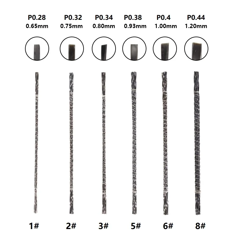 8Pcs/Set Diamond Wire Saw Blade Cutter Set Jewelry-Metal Wood Cutting Jigsaw Blades Spiral Teeth Wire Saw Blades For Carving