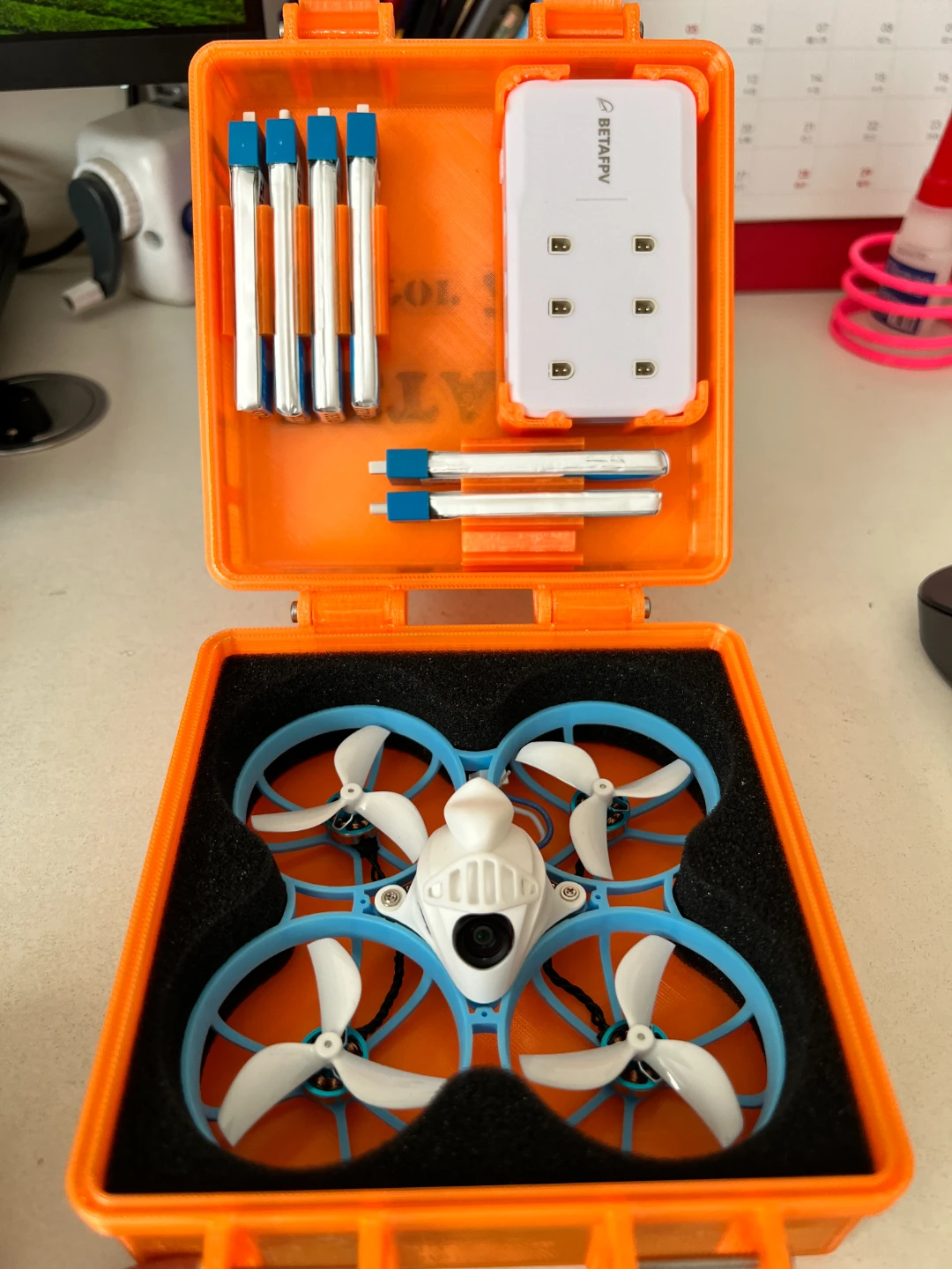 BETPV Meteor75 프로 드론 보관함 드론 액세서리용 행거 오거나이저 군용 모델 장난감 보관 솔루션