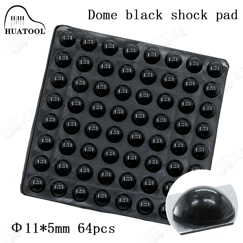 10 Piano repair tool 075 piano cover shockproof cushion anti-collision silicone anti-knock wall paste door paste er particle