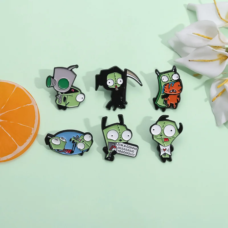 2-9pcs/set Cartoon Characters Collection Enamel Pins Anime Roles Brooch Lapel Badge Accessories Fashion Jewelry Gifts