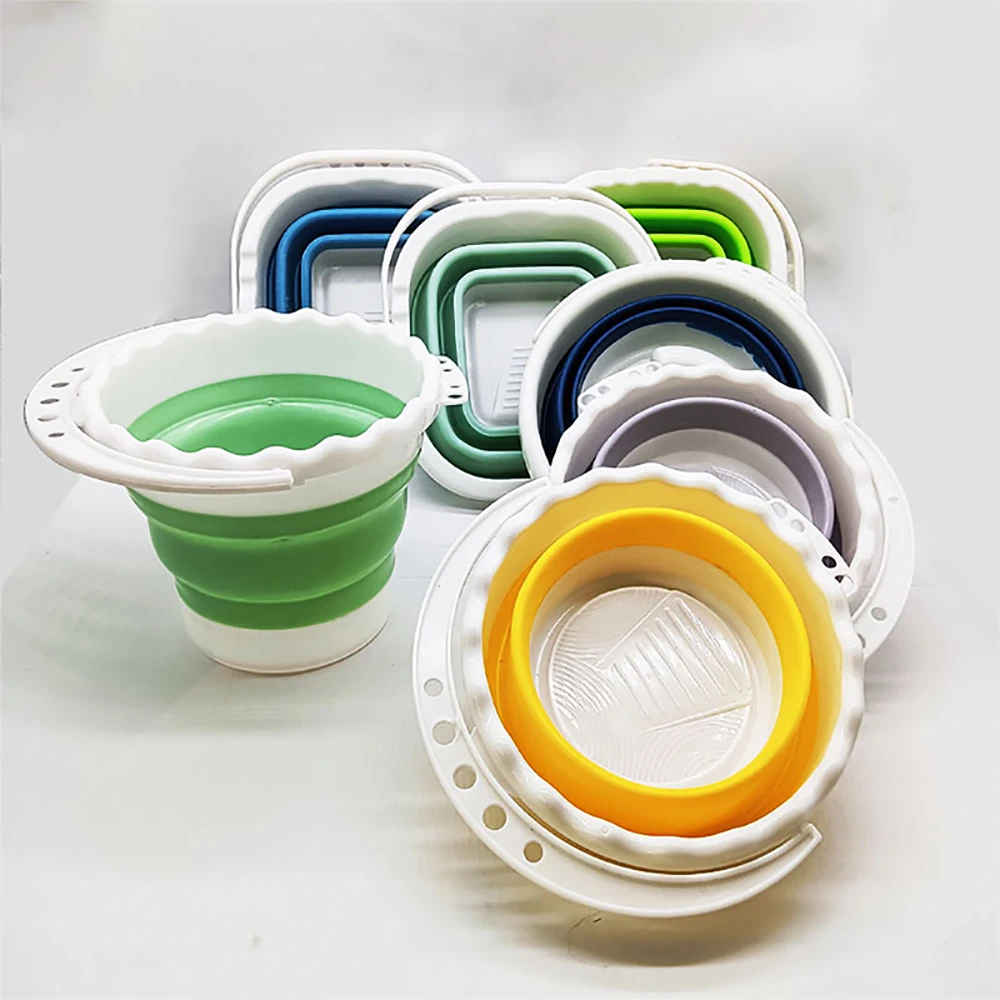 Collapsible Bucket Portable Folding Water Bucket Car Washing Fishing Household Plastic Travel Outdoor Camping