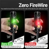 B15 AC25-250V Flat-head Three-color Light Multi-function Detection Tester Pen Electric Screwdriver Probe Audible Visual Alarm 3