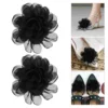 2 Pcs Removable Shoe Ornament Flowers Clip Sneakers Shoelace Charms for Shoes Laces Cloth Clips Woman 2