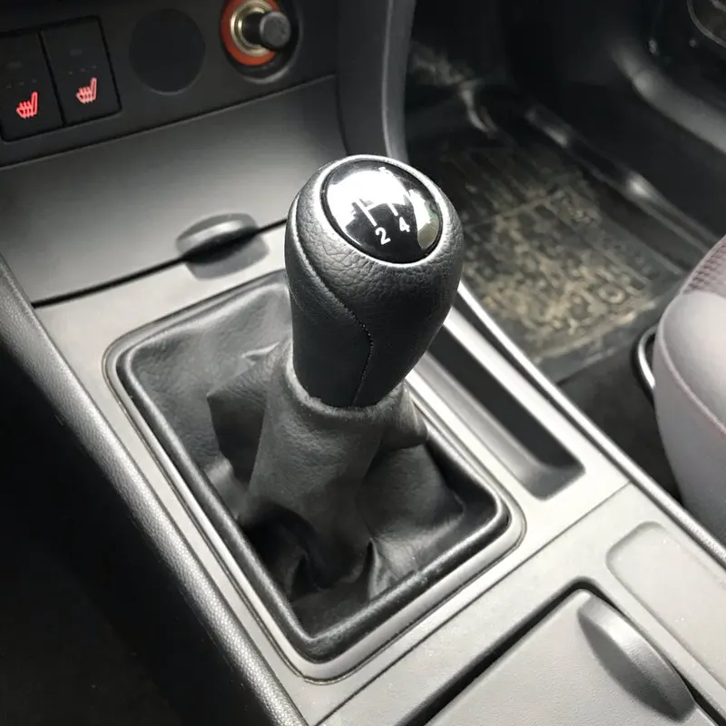 5/6-Speed Gear Shift Knob for MAZDA 3 BK BL 5 CR CW 6 II GH CX-7 ER MX-5 NC III 23 MT Leather Shifter Lever Arm Headball