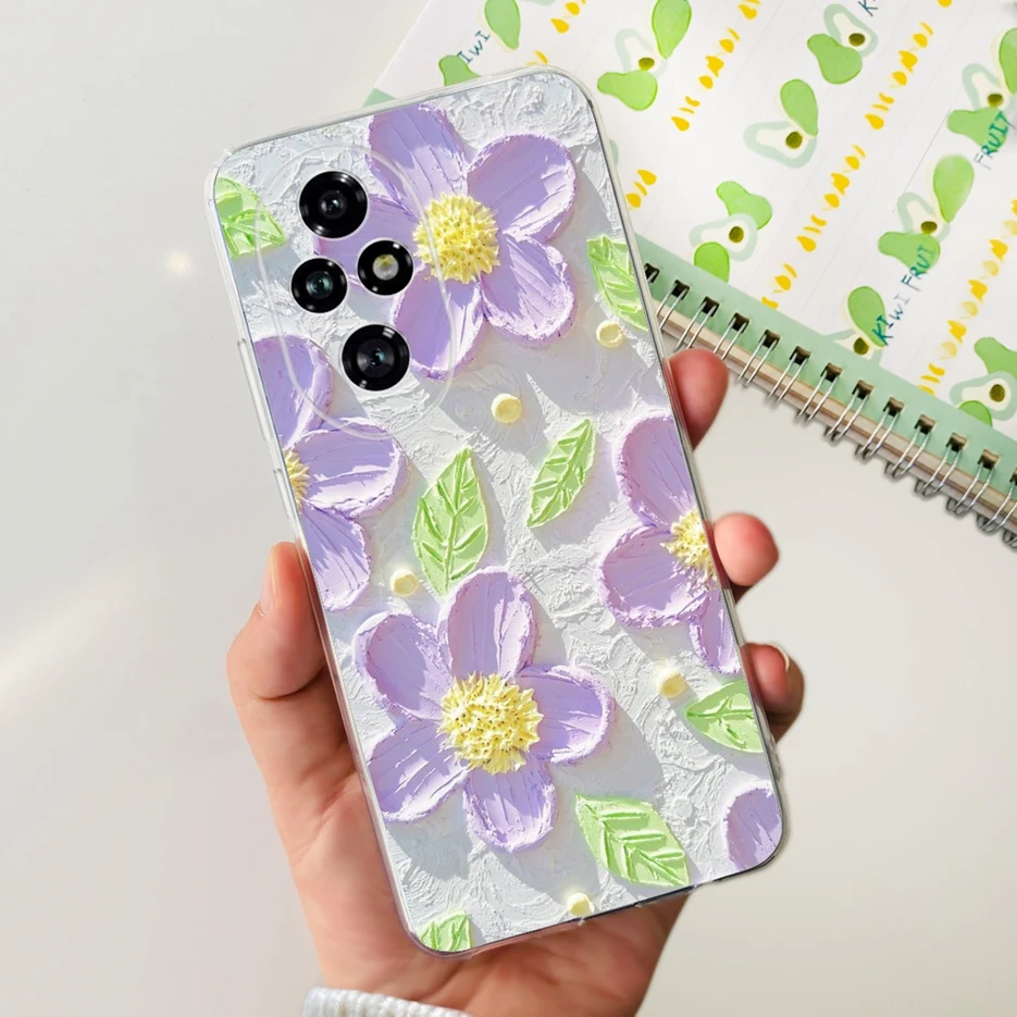 Cute Painted Clear Silicone Case - Soft Protective Cover