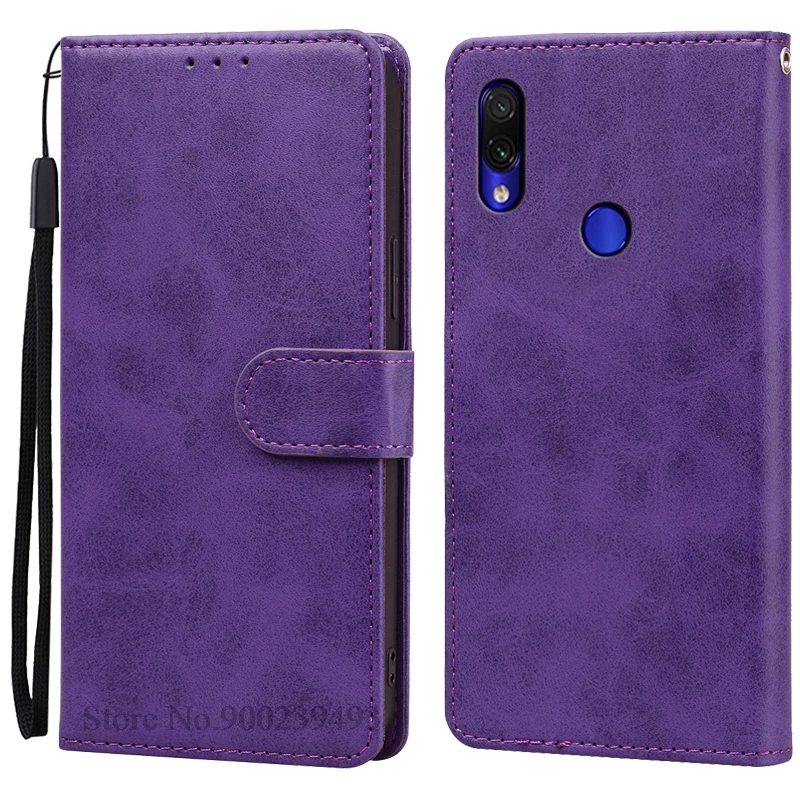 Leather Flip Wallet Case - Premium Protective Cover with Card Holder