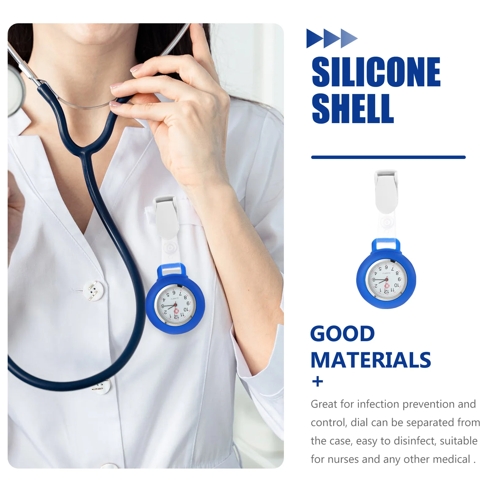 Orologi infermiera petto multifunzione Clip orologio professionale