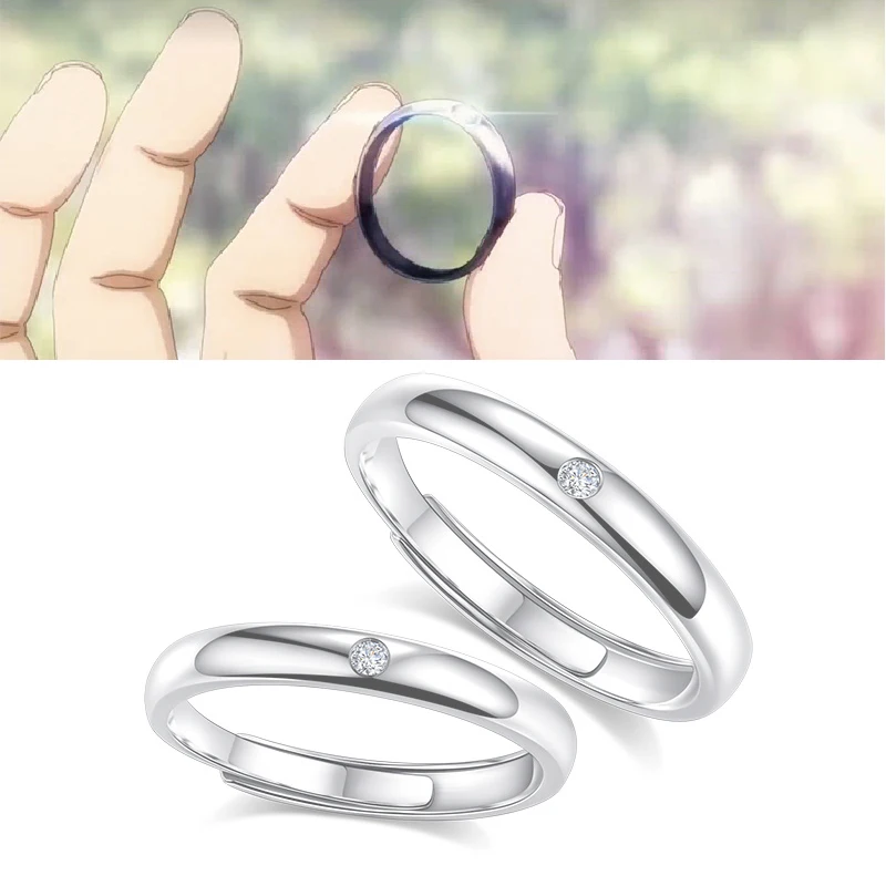 

Anime Jujutsu Kaisen Okkotsu Yuta Lovers Finger Ring Jewelry Adjustable Accessories Cosplay Couples Rings Gift