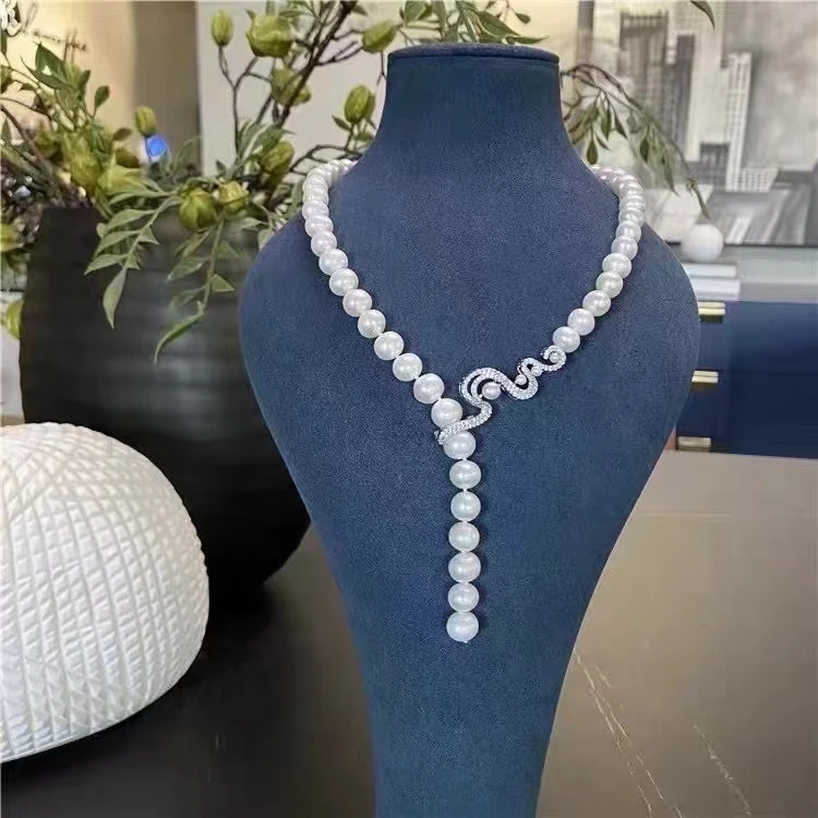 

Женское Ожерелье с натуральным жемчугом, 9-10 мм