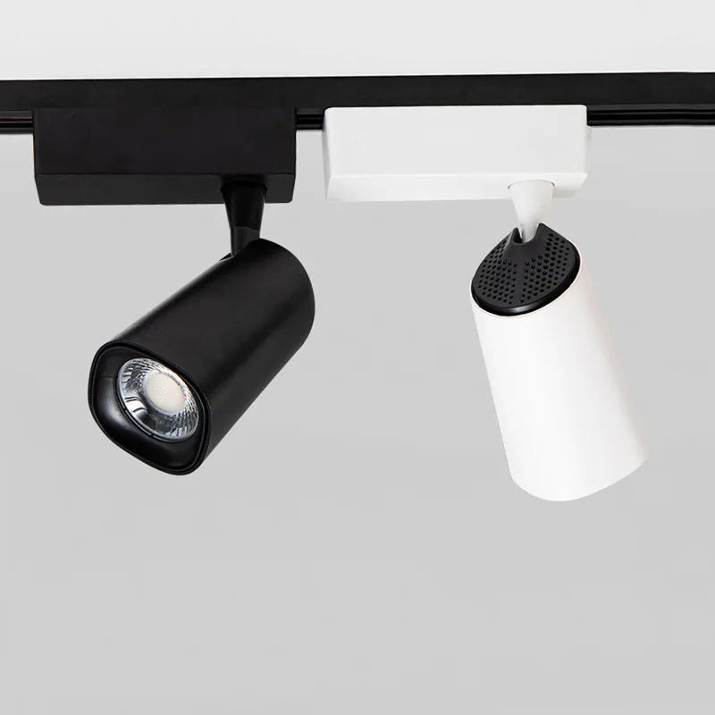 현대 미니멀리스트 LED 스포트라이트, 전시장 트랙 조명, 천장 슬라이드 조명, 배경 벽 상점, 의류 매장