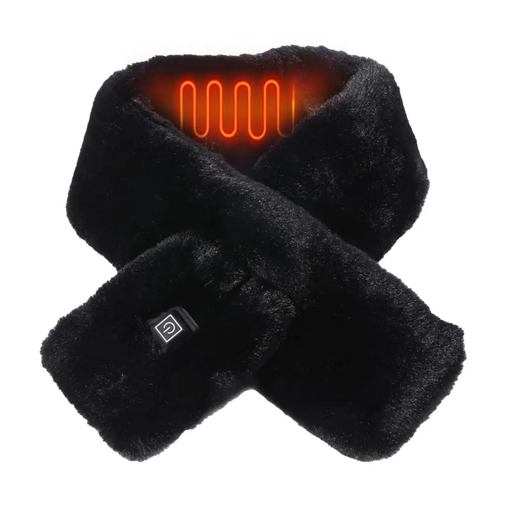 Heated Scarf Neck Heating Pad Three Temp USB Heated Soft Warm Scarf Portable Electric Temperature Control Heating Pad Heat Scarf