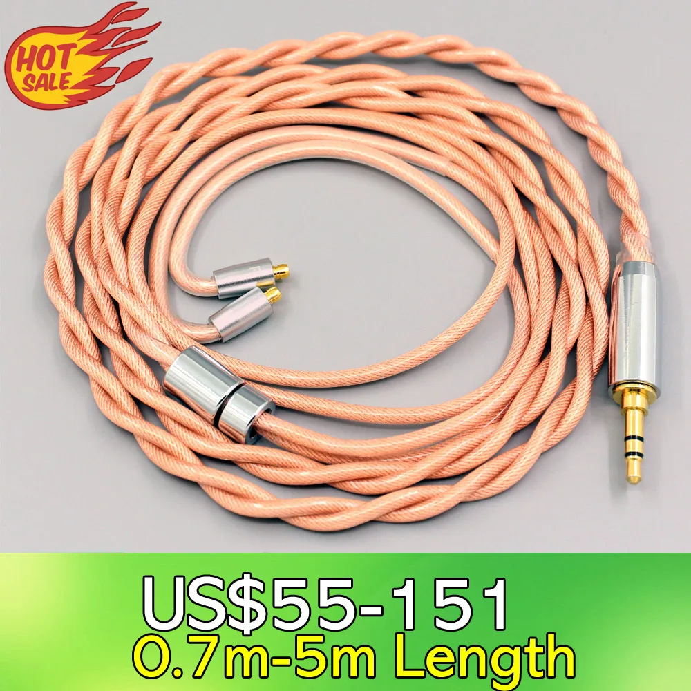 

Type6 756 core Shielding 7n Litz OCC Earphone Cable For Acoustune HS 1695Ti 1655CU 1695Ti 1670SS 2 core 2.8mm LN007981