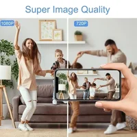 Mini Caméra IP WIFI 1080P avec Télécommande TF Cachée, Dispositif de Sécurité Domestique P2P, Révélateur de Mouvement, DIY 2