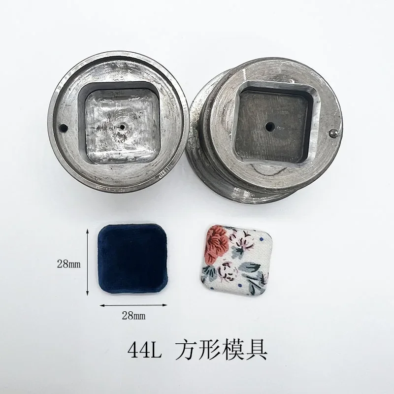 Heart Square Fabric Self Covered Button Button Dies Mold Tool ,Handmade Craft Jewelry Accessories
