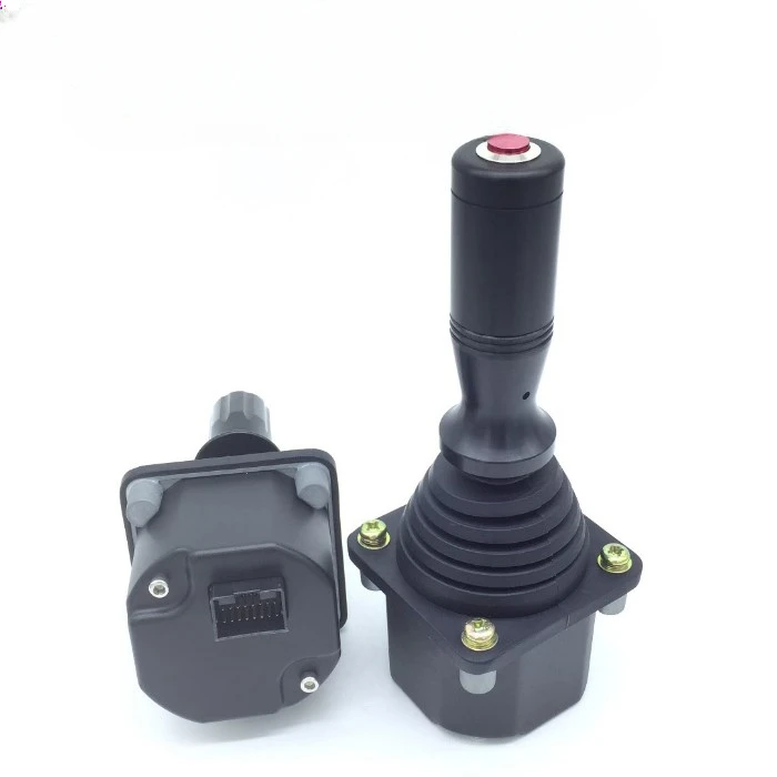 

60b Control Rod Engineering Machinery Equipment 2 Axis 1 Button Industrial Rocker Handle Joystick