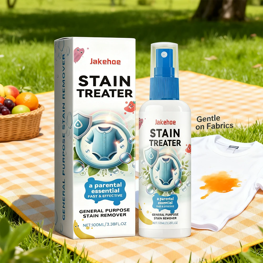 Clothes Stain Remover Liquid Detergent Removes Stains And Mildew Fabric Cleaning Solution Non-Toxic For Baby Adults Clothes