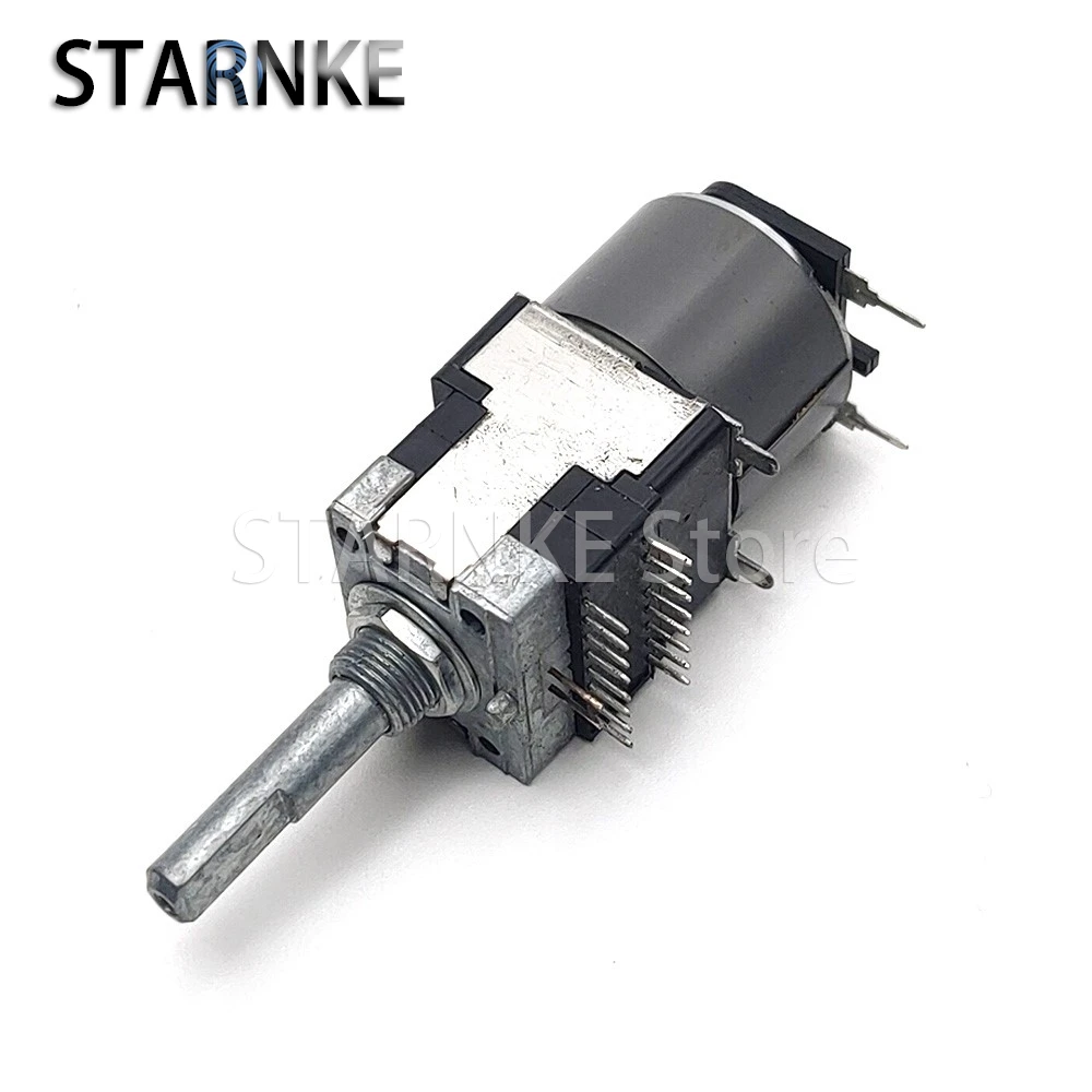 1PCS RK168 Type 4 Channel B10K*2 + B50K*2 Power Amplifier Audio Remote Control Motor Volume Potentiometer Shaft Length 30mm