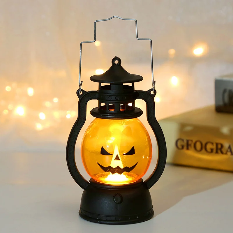 

Halloween LED Electronic Candle Pumpkin Light Hand Lantern Wind Light Navidad Gifts Christmas Decoration Liquidations Night Lamp