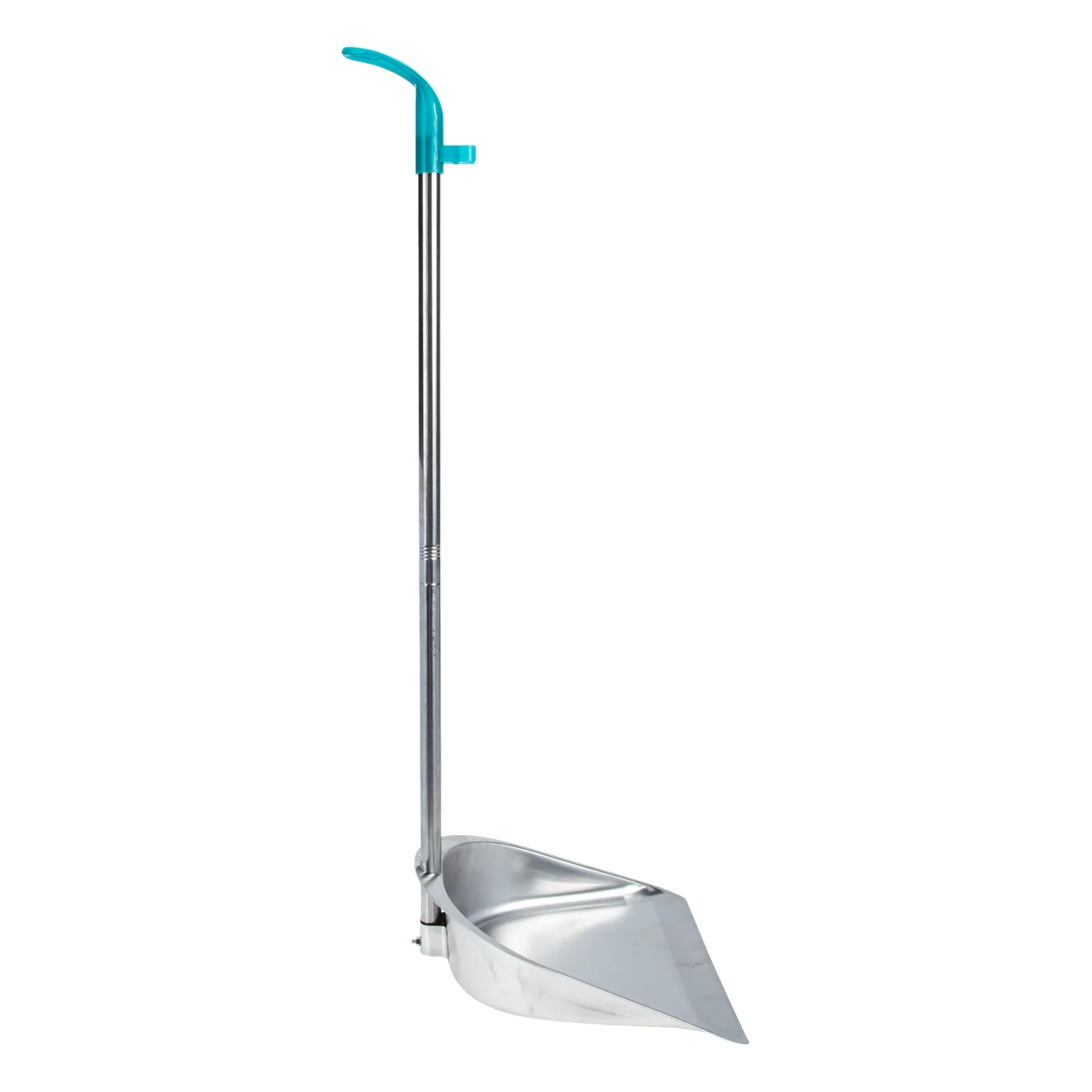 

Garbage Room Cleaning Can Dust Pan Stainless Steel Long Handle Stoop Free Dustpan