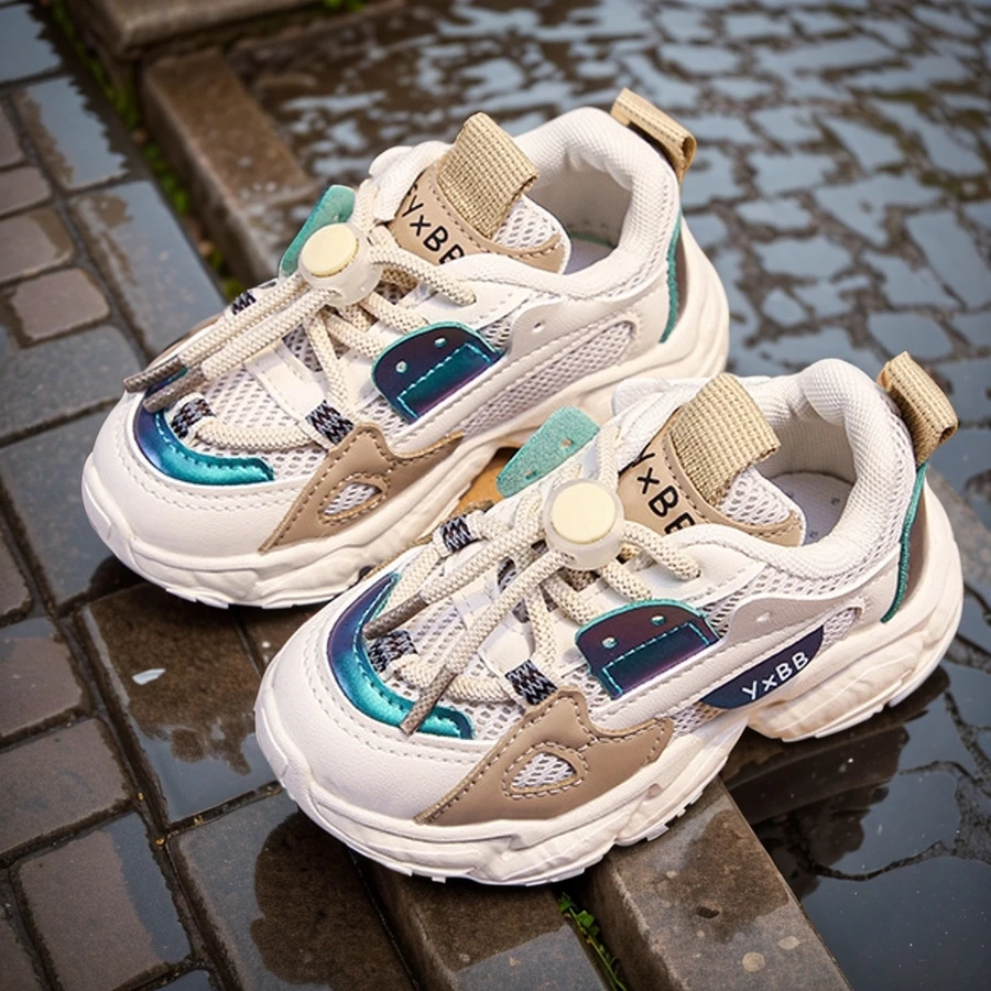 Breathable Mesh Toddler Sneakers for Boys Girls Non-Slip Kids Casual Running Sports Shoes Outdoor Autumn Children Footwear