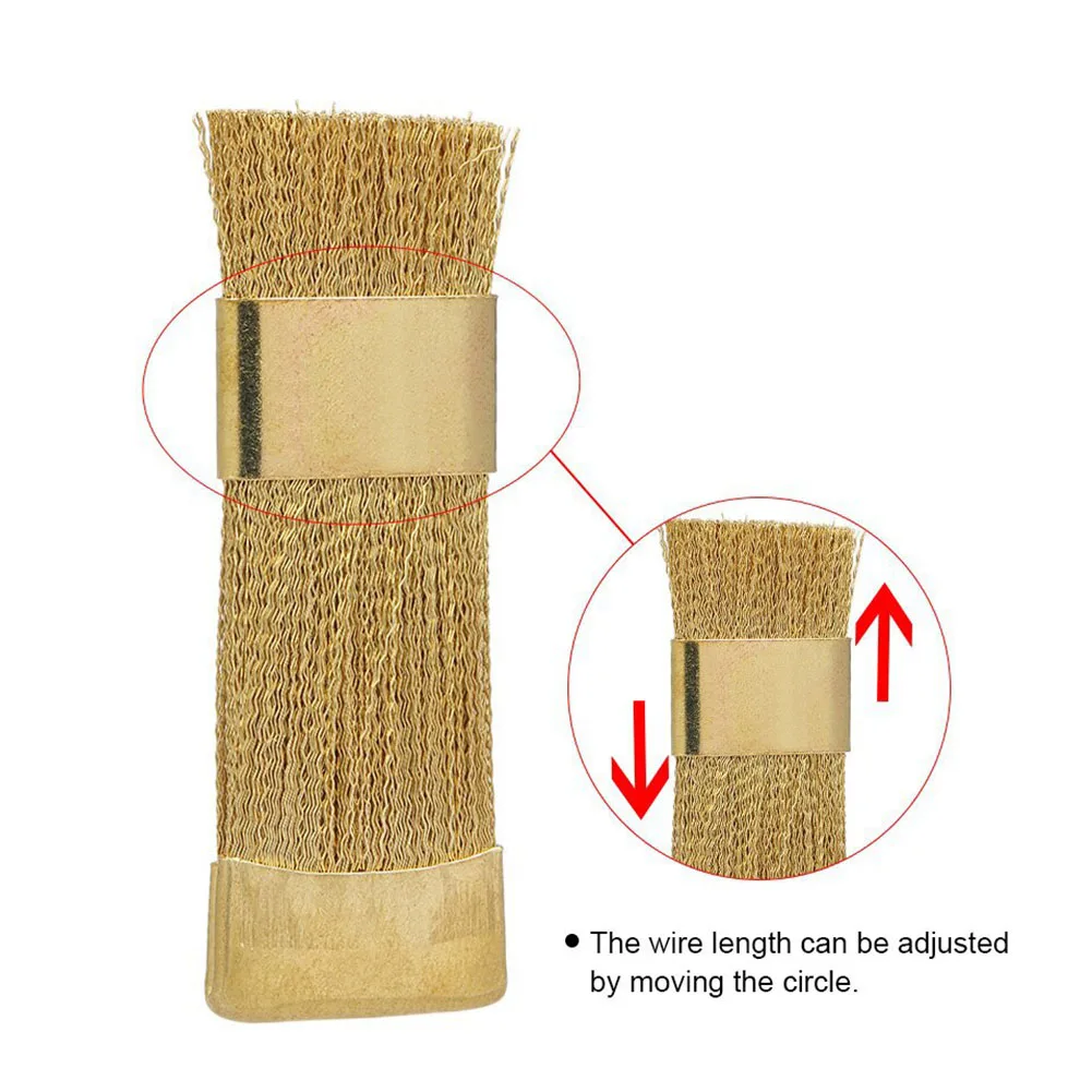 DentalBurCleaningBrassWireBrushNailDrillBitsCleaningBrush