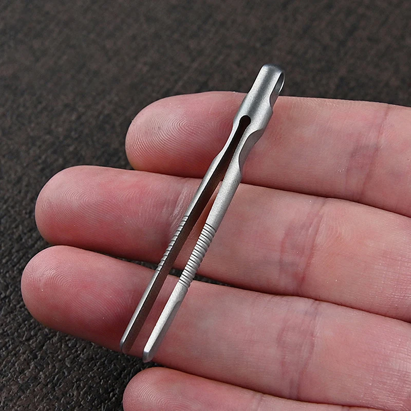 Compact Titanium Alloy Precision Tweezers
