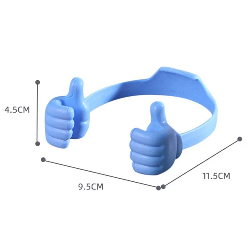 Thumbs Up Cell Phone Stand Holder Lazy Desk Universal Flexible