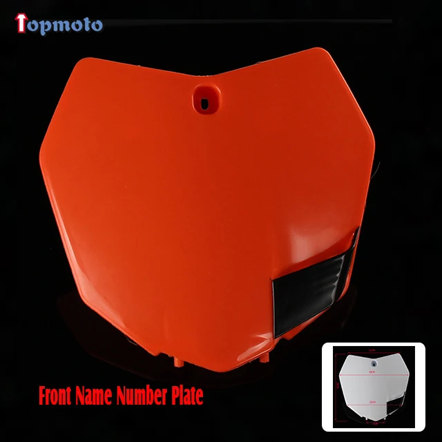 

Передняя табличка с номером для KTM SX SXF XCF 125 250 350 450 EXC 350 450 530 XCW XCF 2013-2015, Кроссовый мотоцикл, Мотокросс, эндуро