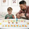 Kids Montessori Math Toys, Color Cognitive Matching Clip Beads Toys, Interactive Board Games, Puzzle Toys For Boys & Girls 5