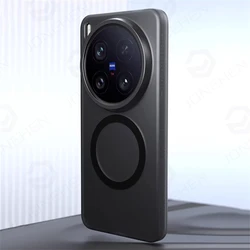 Luxury Matte Hard Protective Cover with Magnetic Anti - Fall Feature for IQOO 15 Ultra (Black QS CC)