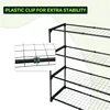 Greenhouse Shelving Staging Double 4 Tier, Outdoor / Indoor Plant Shelves, 2