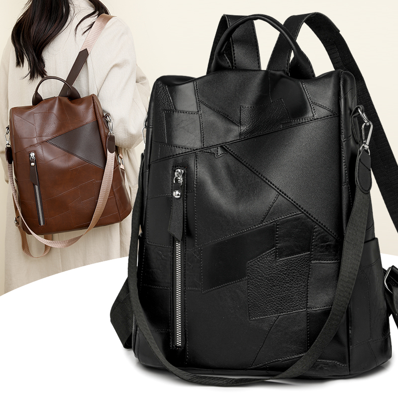 New Fashion Casual Backpack Women's Bag Fashion Bag Large Capacity Shoulder Portable Student School Bag
